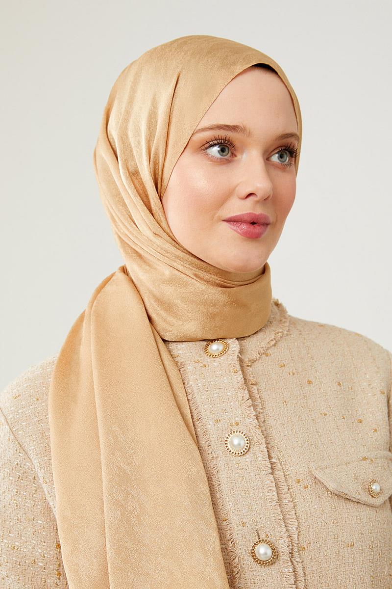 Fivescarf Gold Jakarlı Elegance Şal