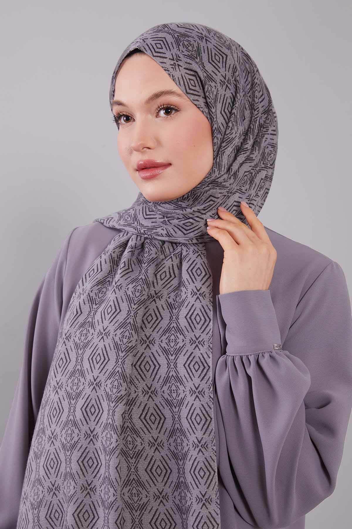 Fivescarf Gri Gamba Şal