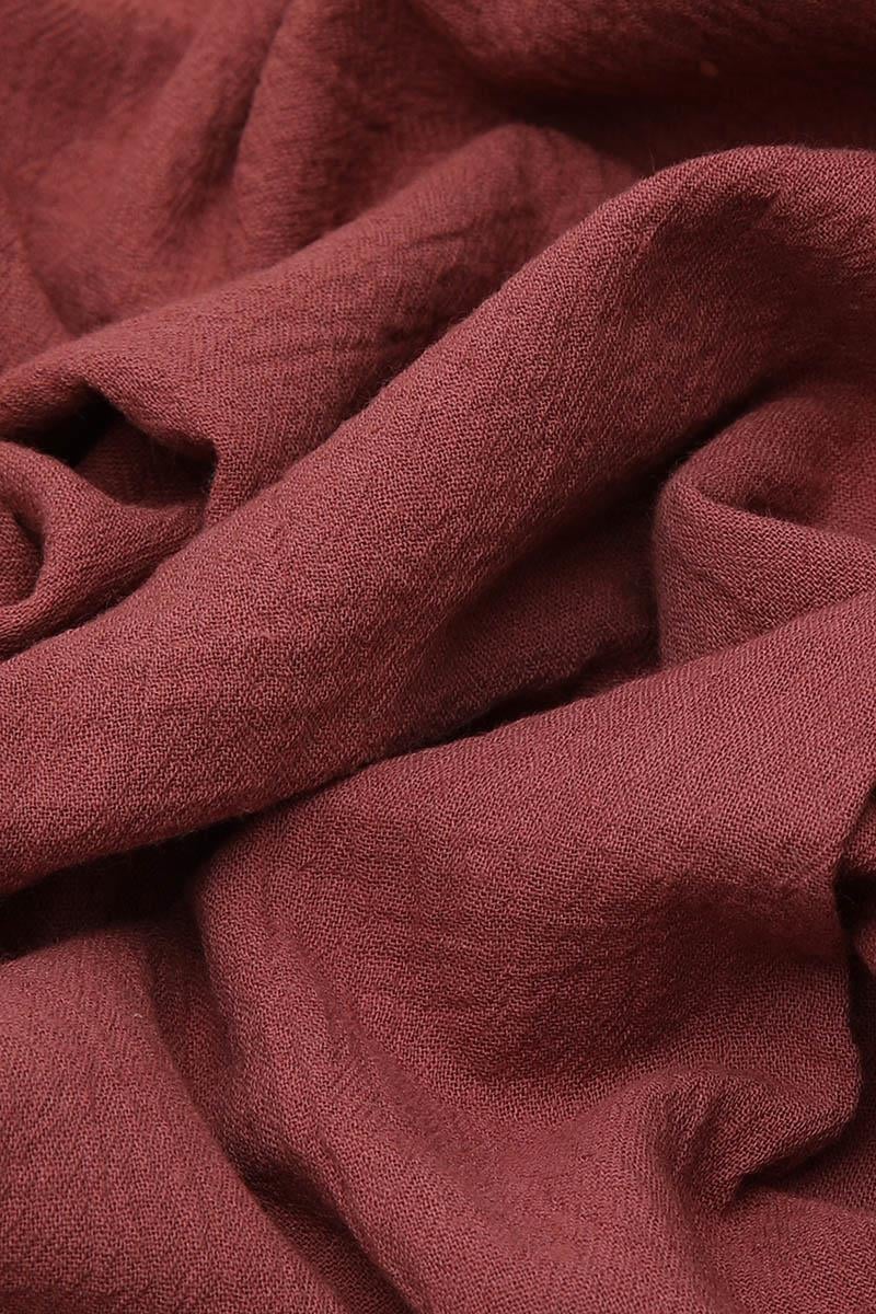 Fivescarf Gül Kurusu Naturel Pamuk Şal