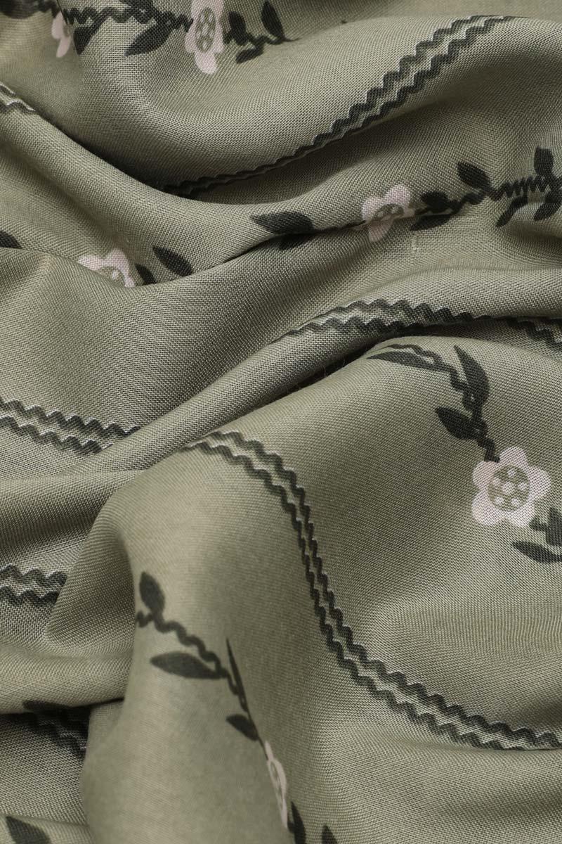 Fivescarf Haki Relax Papatya Şal