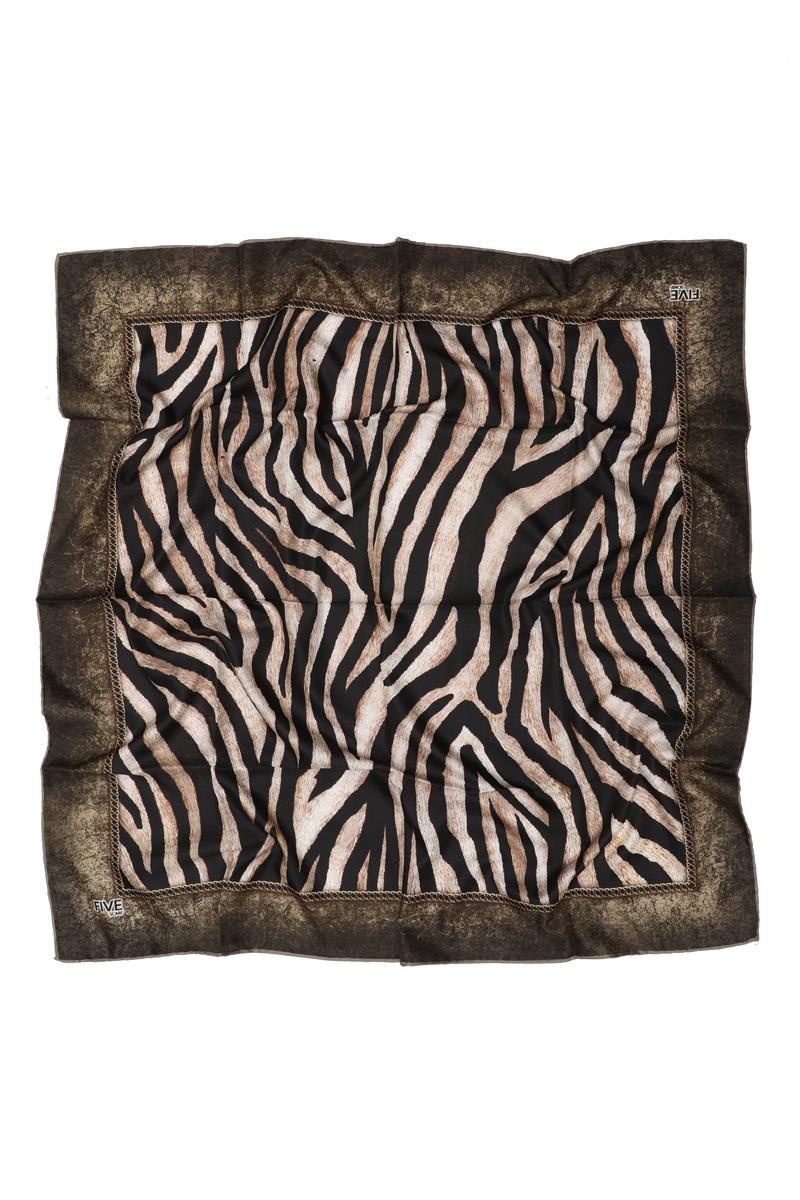 Fivescarf Haki Twill Digital Eşarp