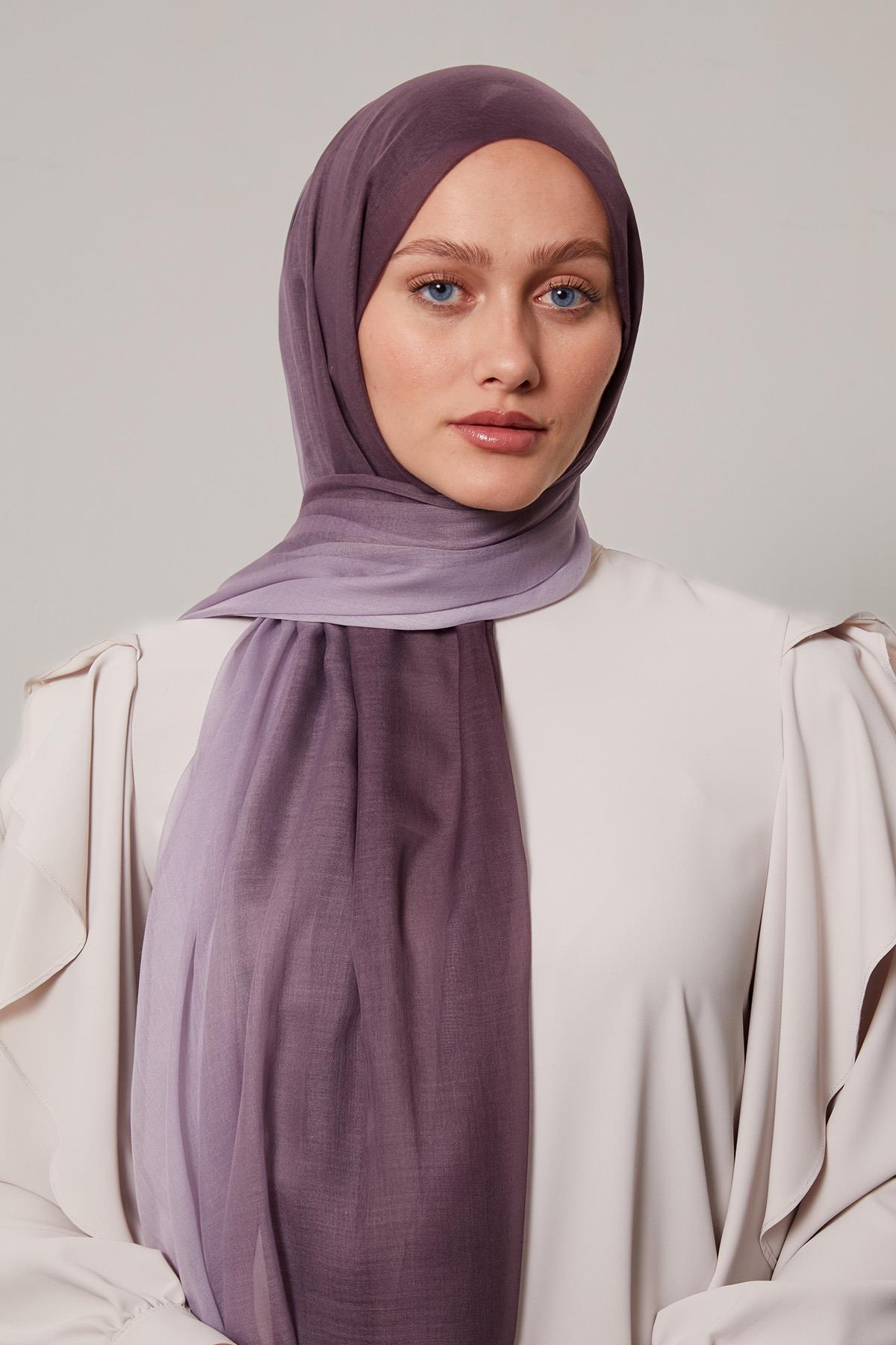 Fivescarf K.Leylak Geçişli Comfort Şal