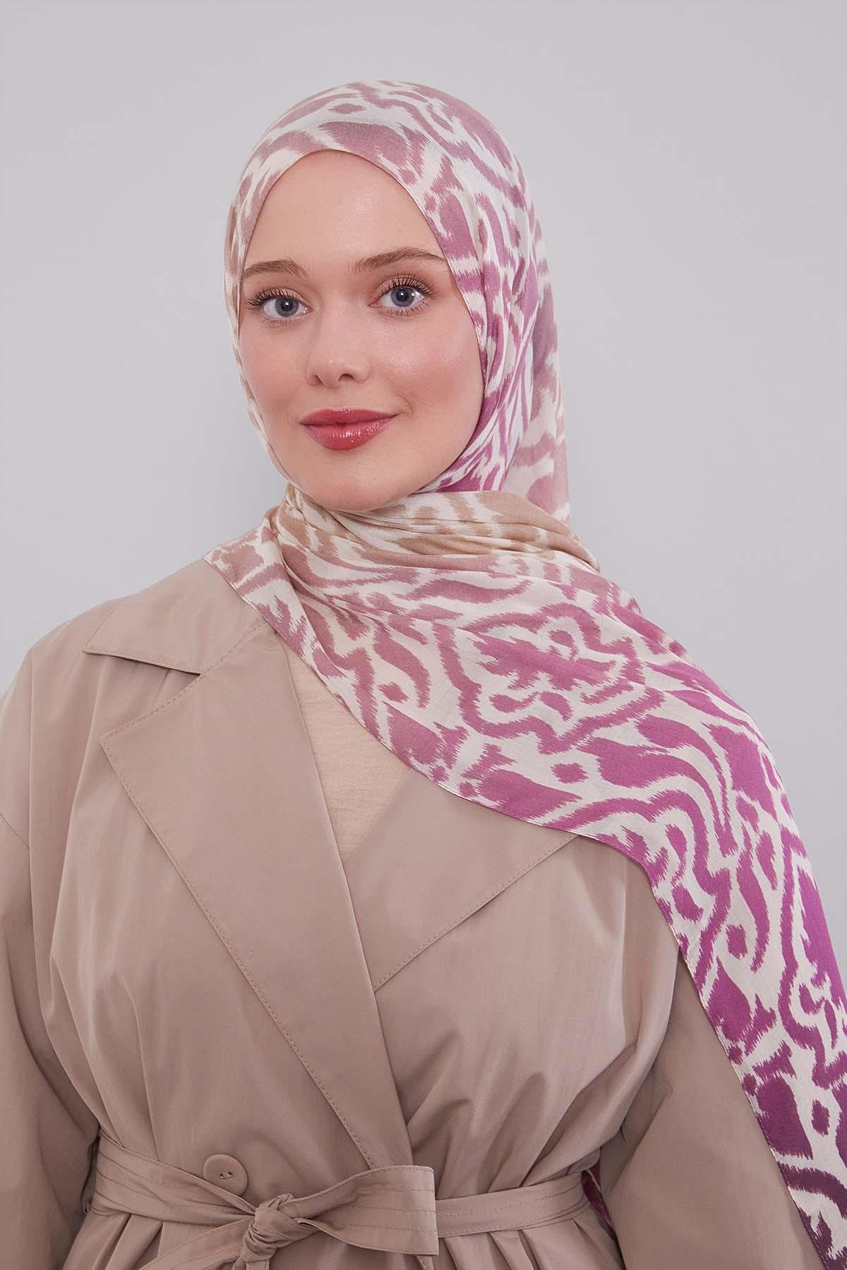 Fivescarf K.Pembe Renk Geçişli Vivian Şal