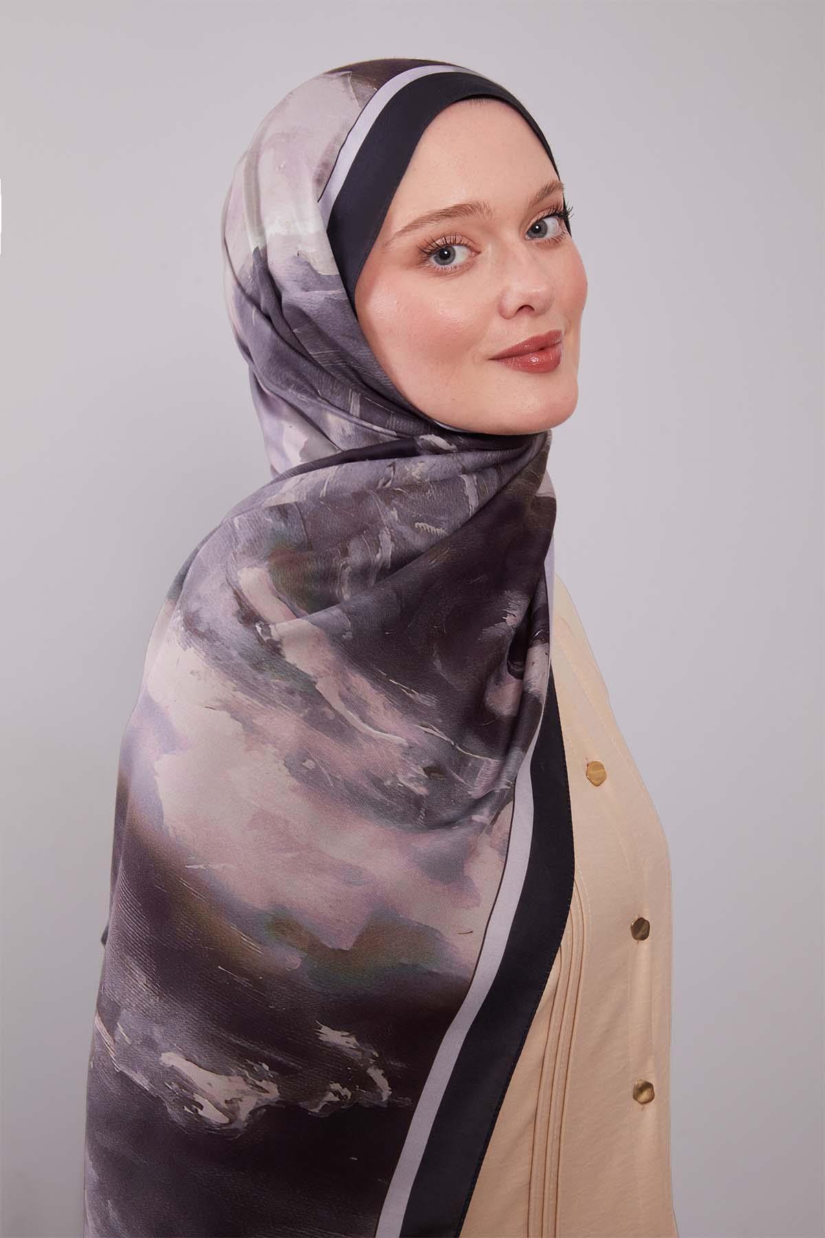 Fivescarf K.Vizon Soyut Desen Clover Şal