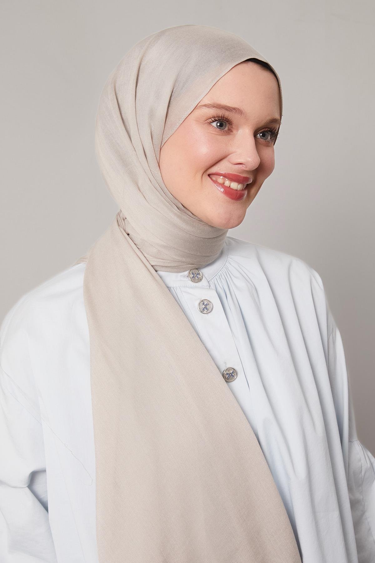 Fivescarf K.Taş Viskon Modal Düz Şal