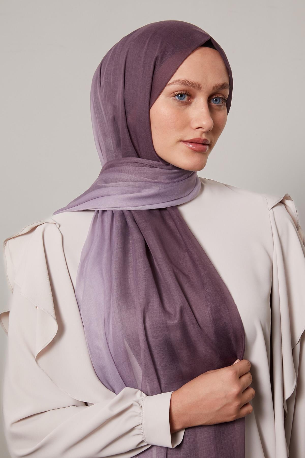 Fivescarf K.Leylak Geçişli Comfort Şal