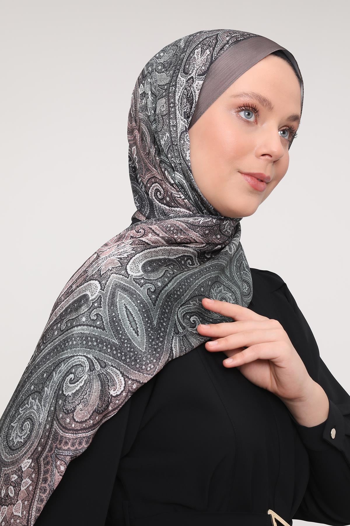 Fivescarf K.Vizon Gölgeli Desen Brand Şal