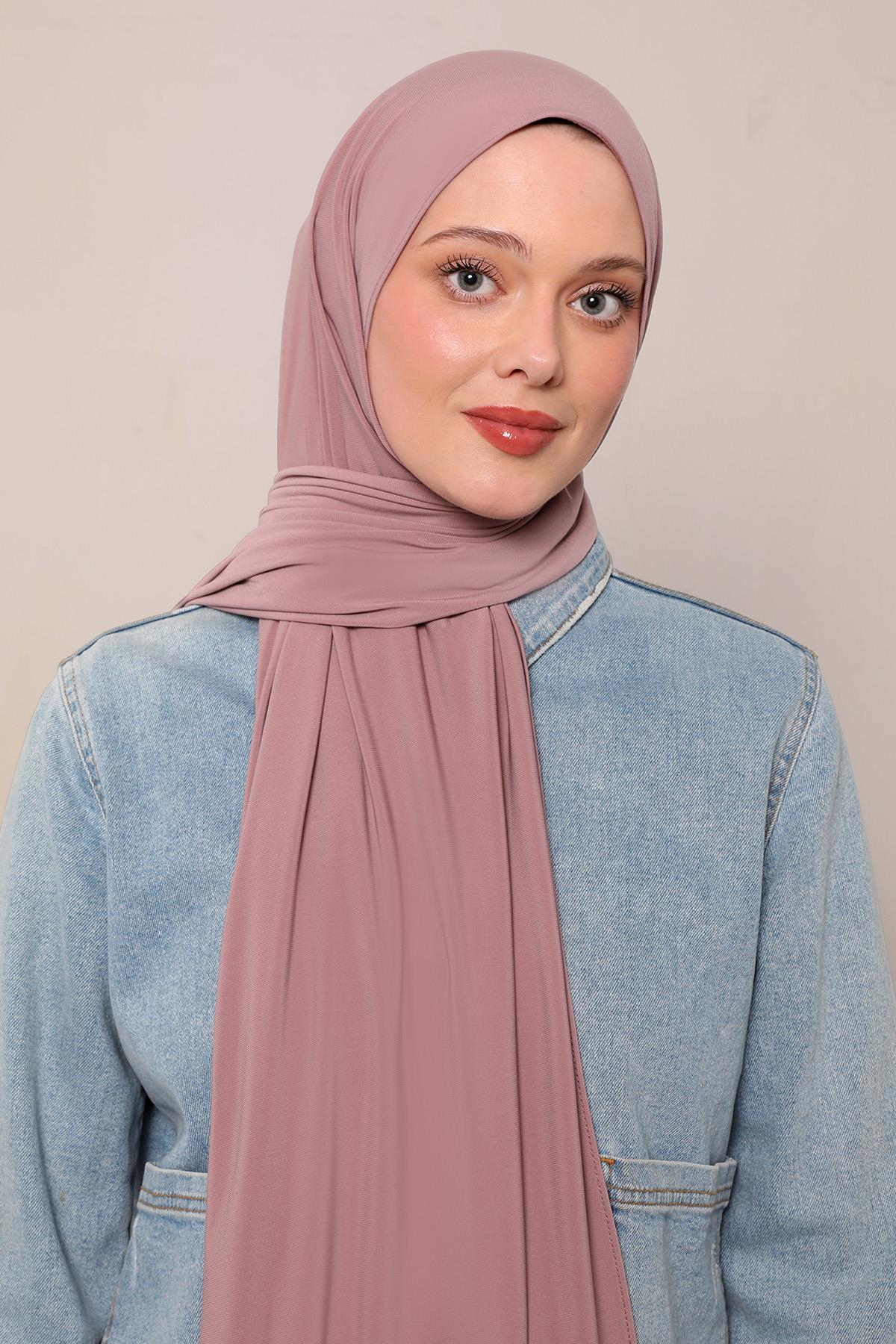 Fivescarf K.Pudra Düz Premium Jersey Şal