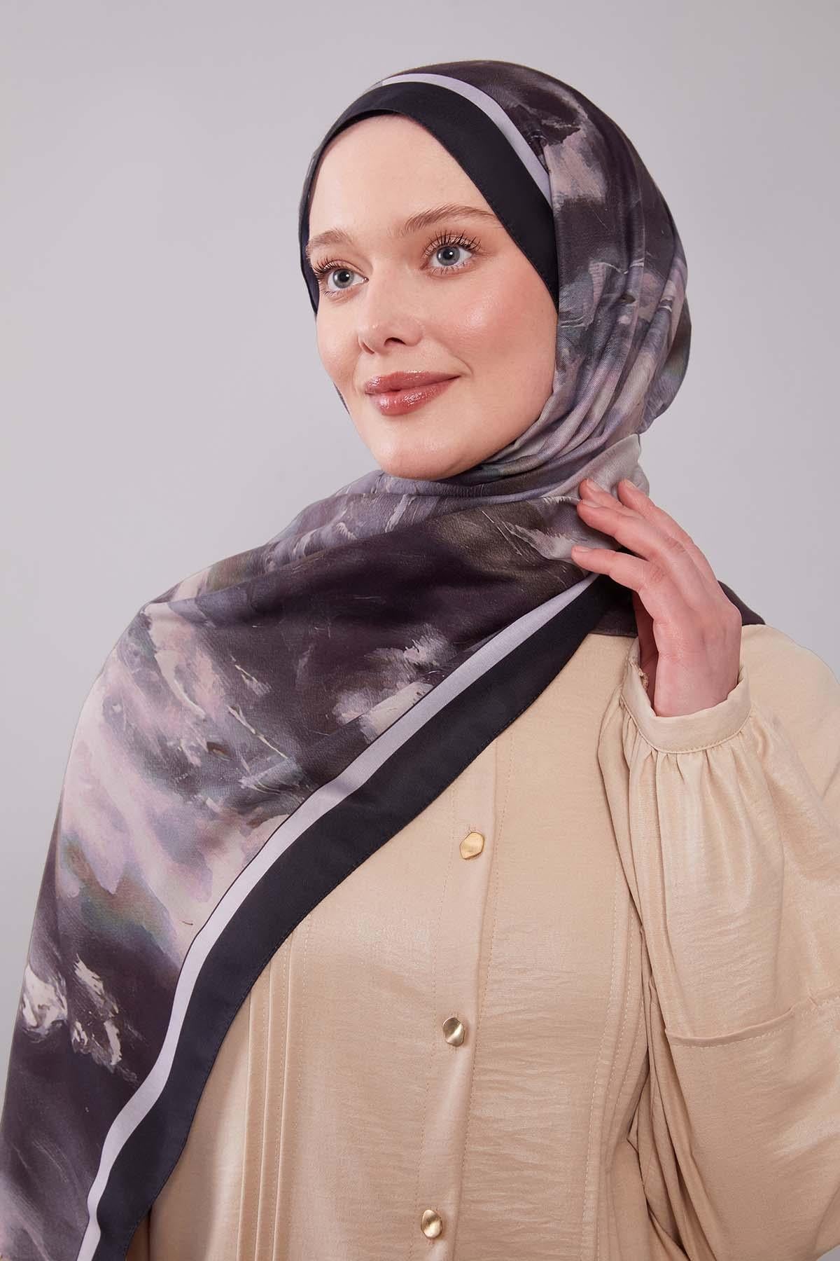 Fivescarf K.Vizon Soyut Desen Clover Şal