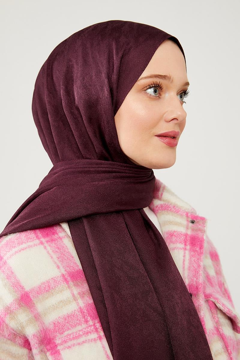 Fivescarf K.Menekşe Jakarlı Elegance Şal