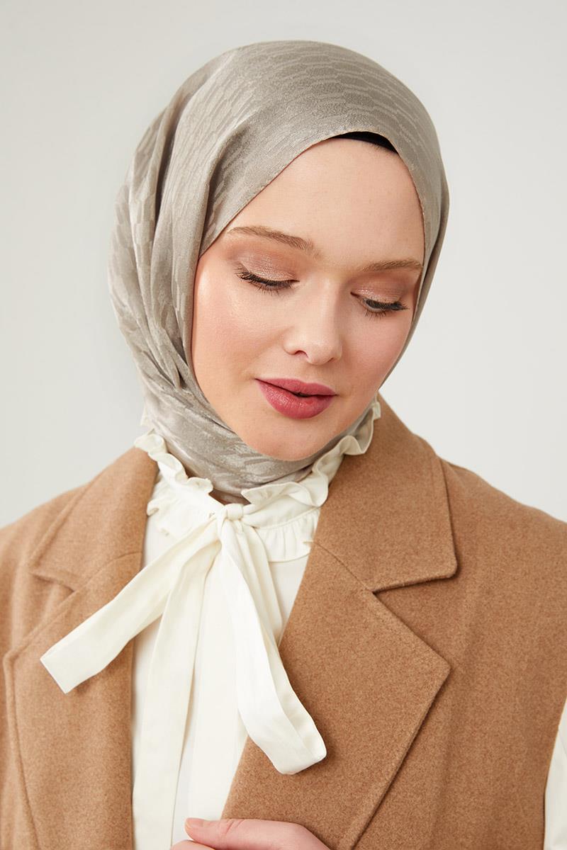 Fivescarf K.Vizon Burgu Desen Jakarlı Elegance Şal