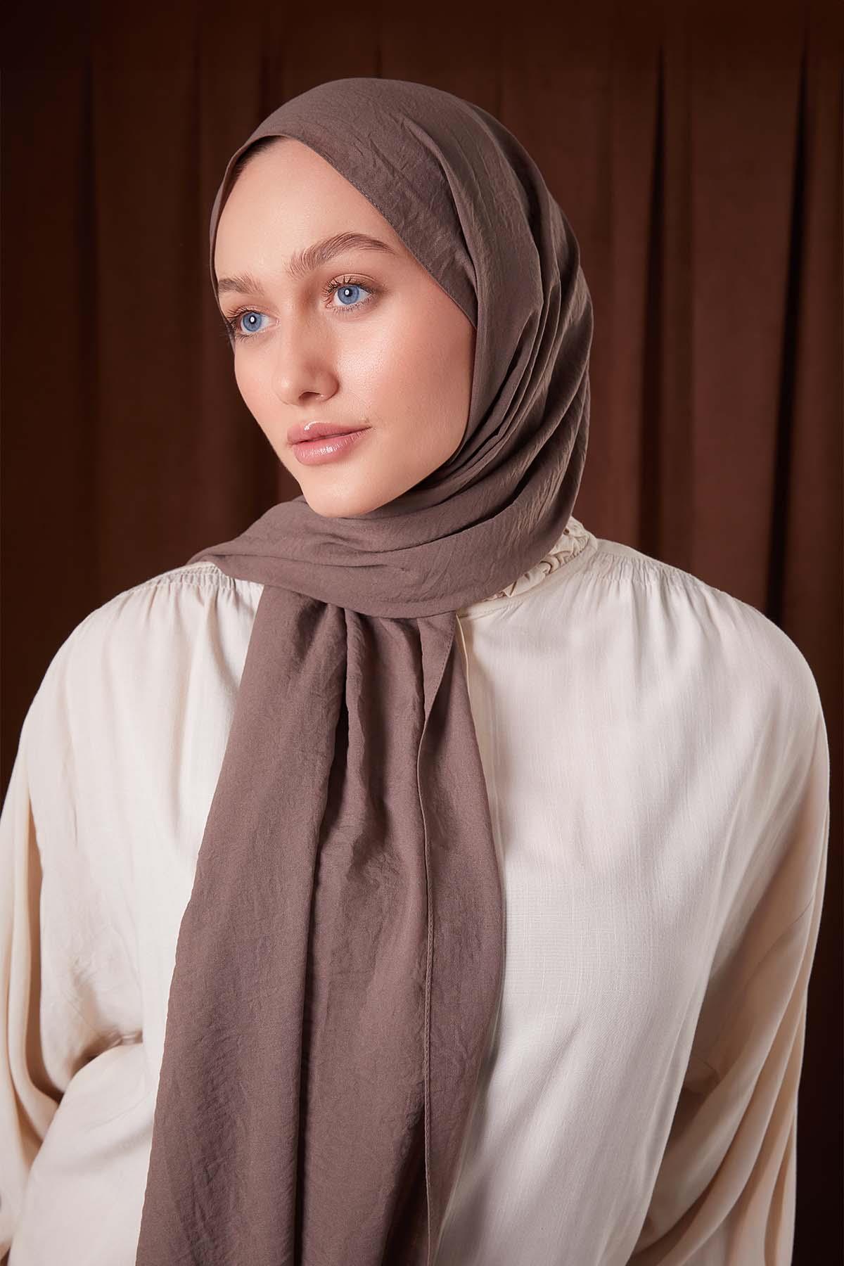 Fivescarf K.Vizon Düz Luna Cotton Şal