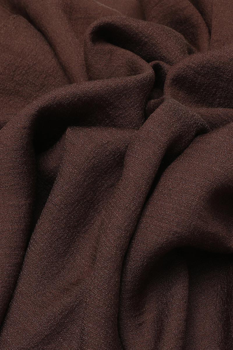 Fivescarf Koyu Kahverengi Junset Şal