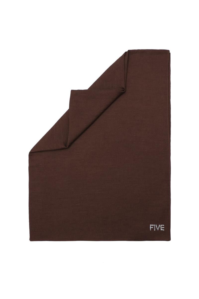 Fivescarf Koyu Kahverengi Junset Şal