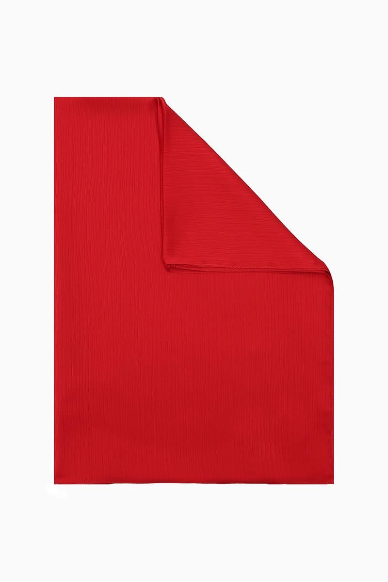 Fivescarf Koyu Kırmızı Brillant Abiye Şal