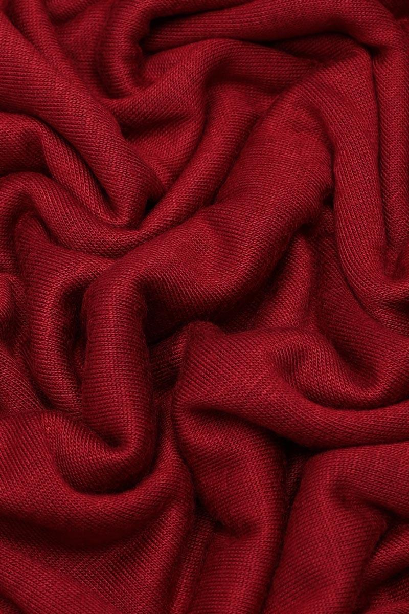 Fivescarf Koyu Kırmızı Five Penye Şal