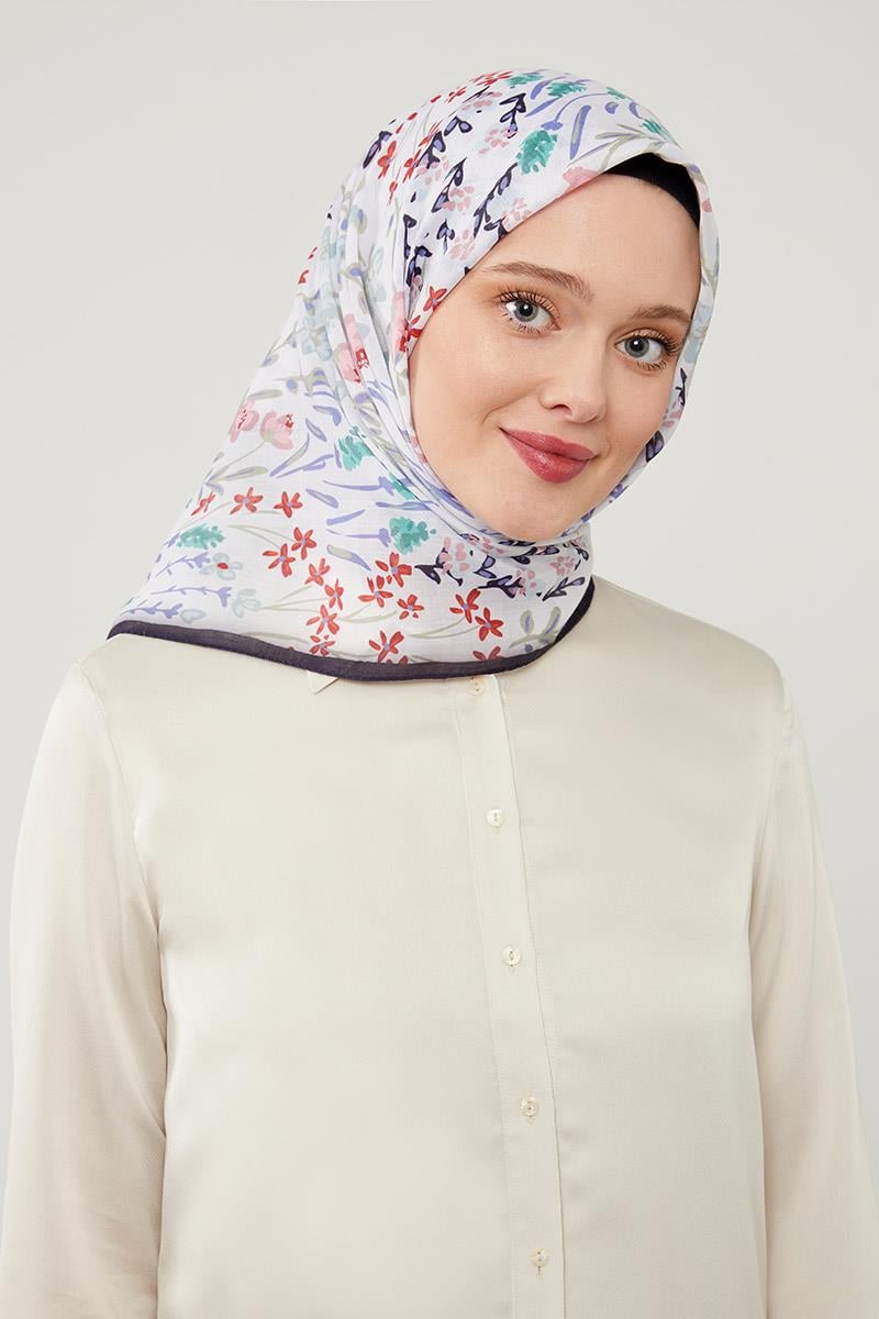 Fivescarf Koyu Lacivert Soft Cotton Eşarp