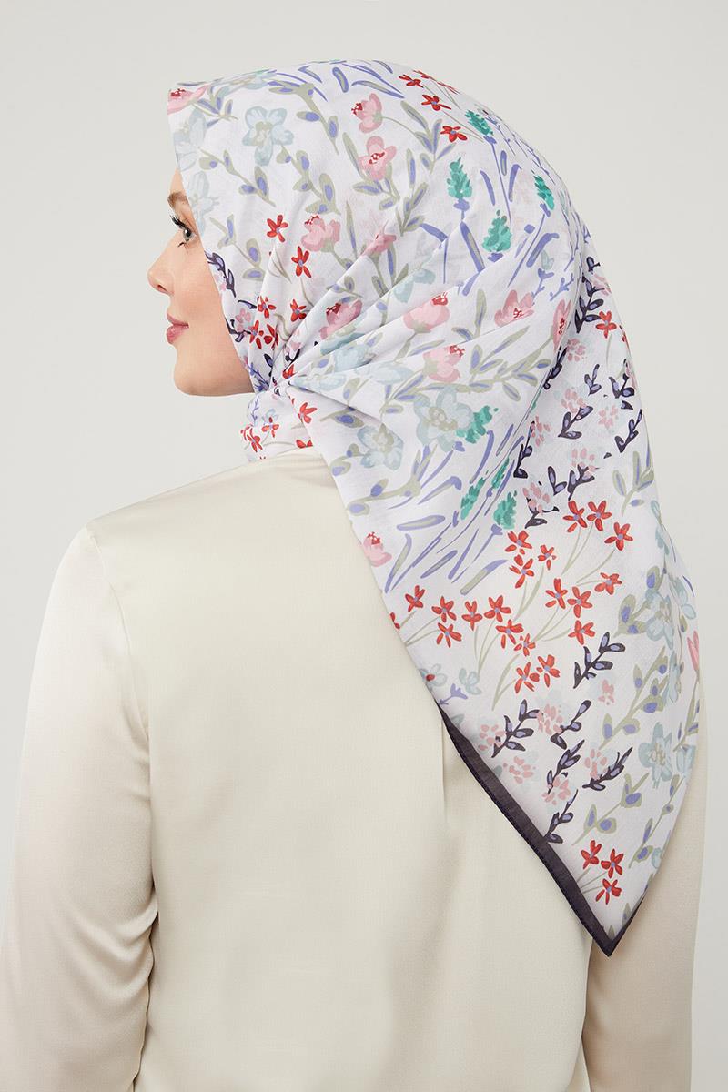 Fivescarf Koyu Lacivert Soft Cotton Eşarp