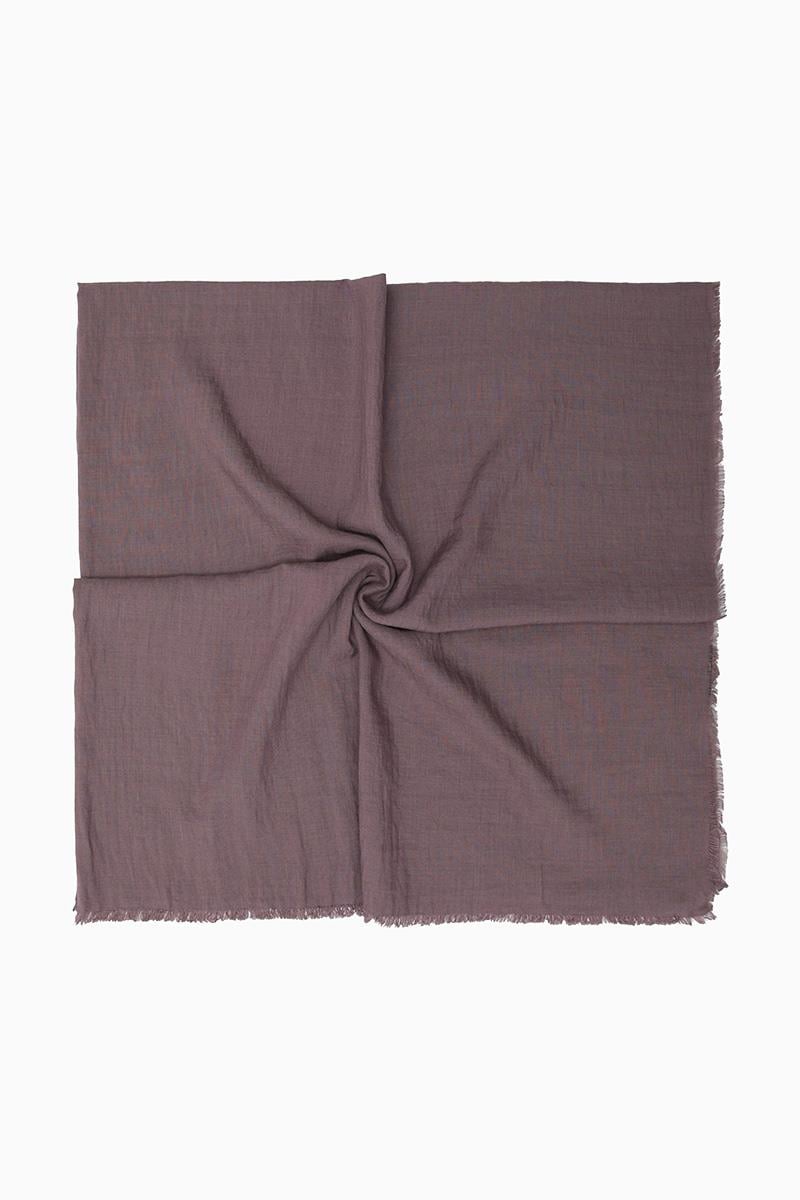 Fivescarf Koyu Leylak Maxi Cotton Eşarp