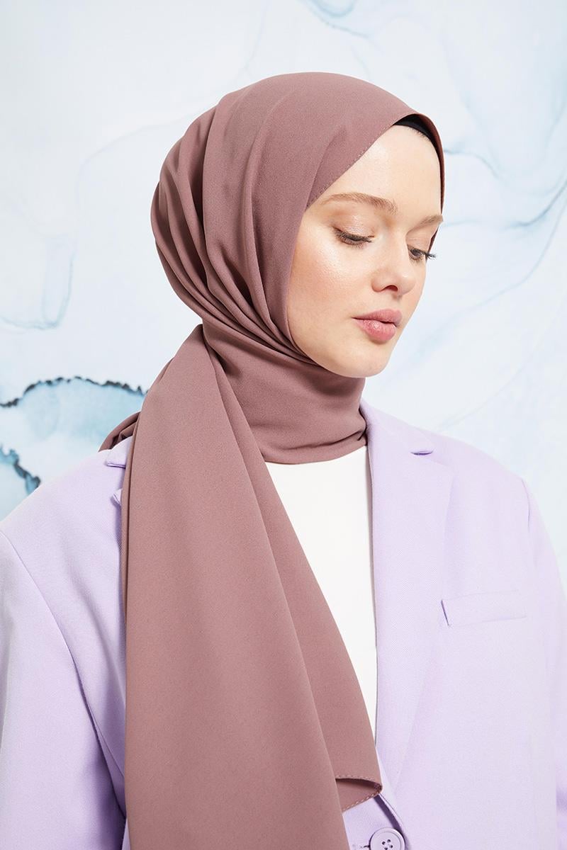 Fivescarf Koyu Leylak Otto Şal