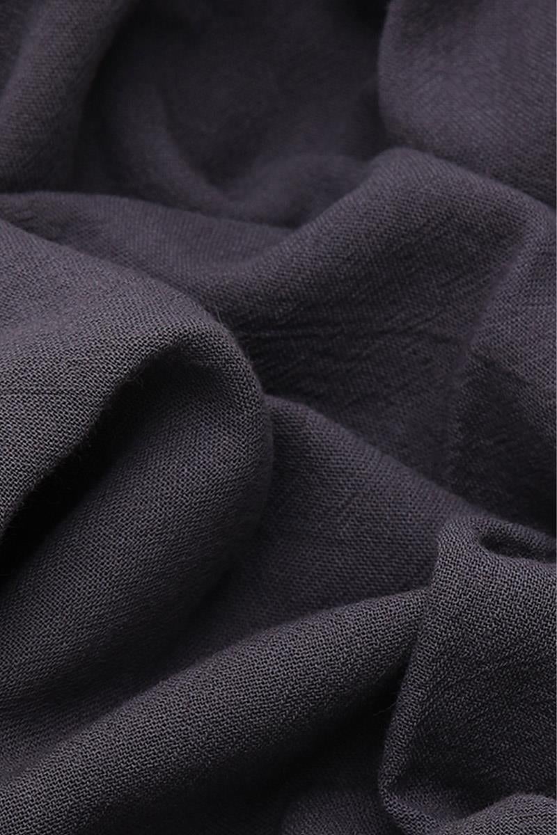 Fivescarf Koyu Menekşe Naturel Pamuk Şal