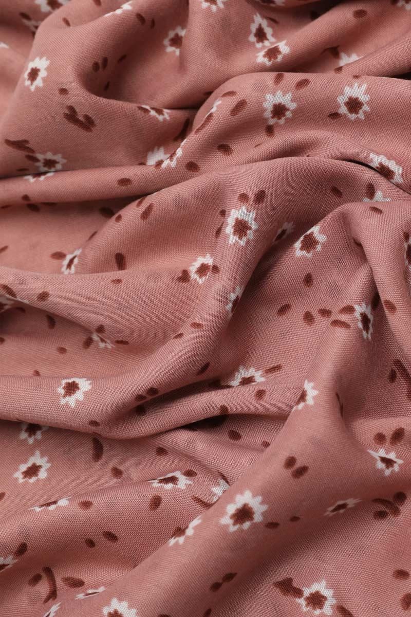 Fivescarf Koyu Pudra Relax Garden Şal