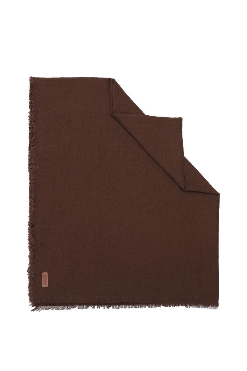 Fivescarf Koyu Vizon Maxi Peru Şal