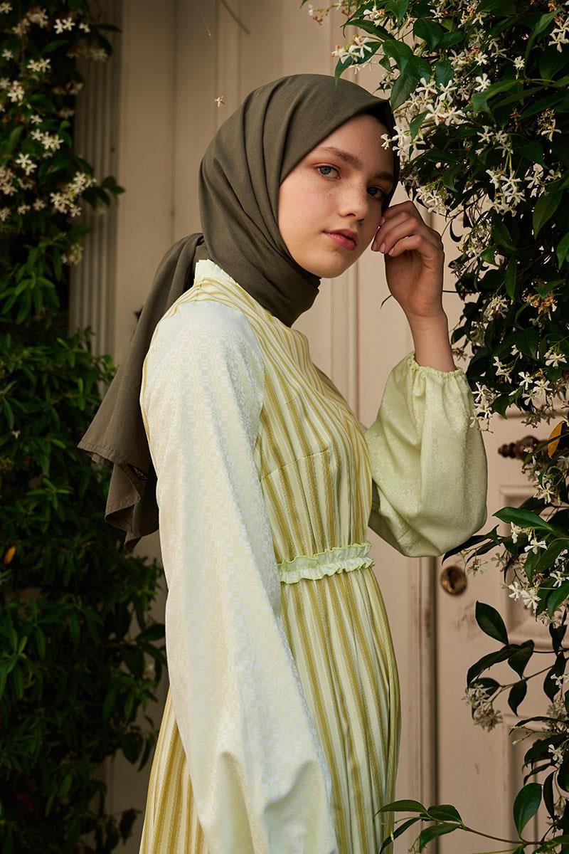 Fivescarf Koyu Yeşil Harman Şal