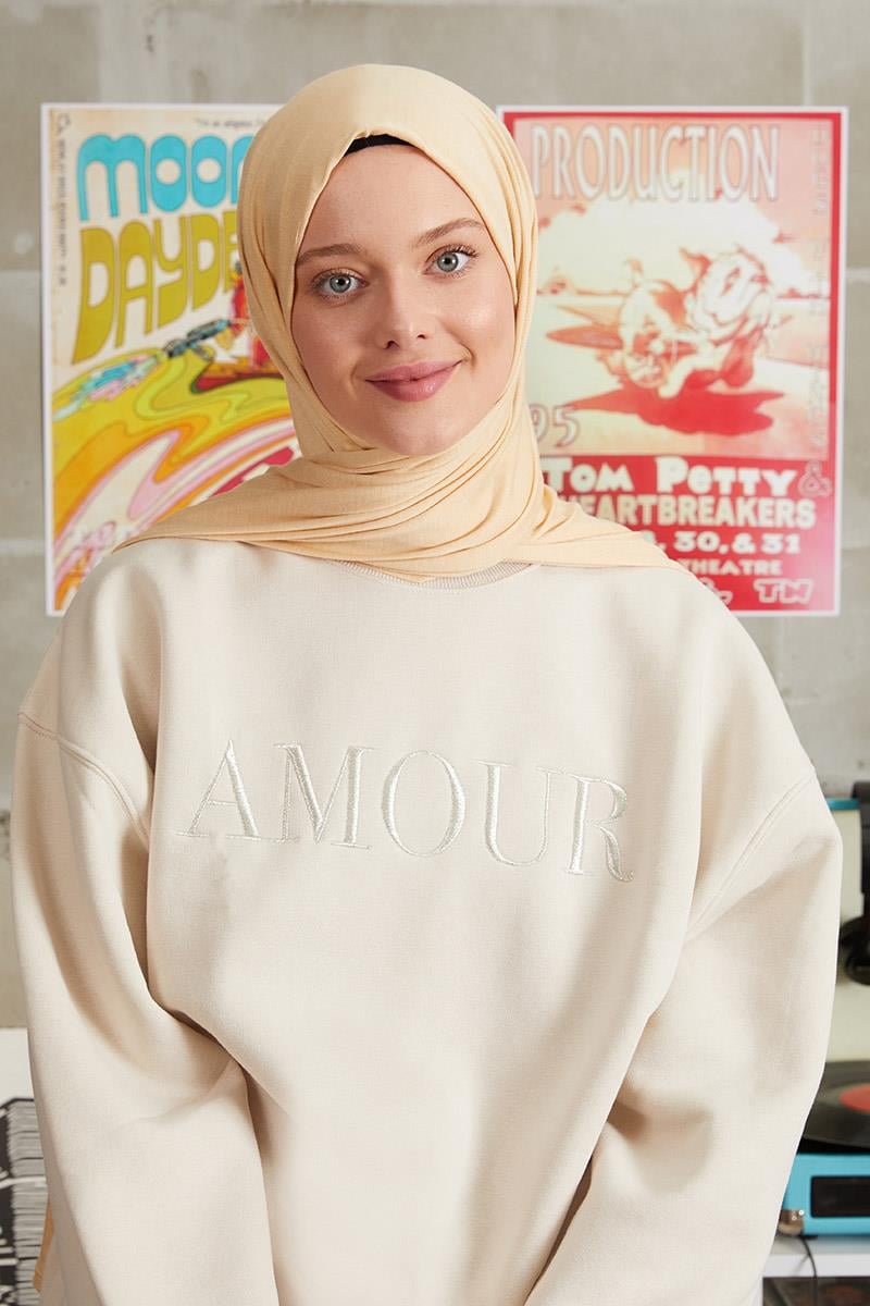 Fivescarf Krem Five Penye Şal