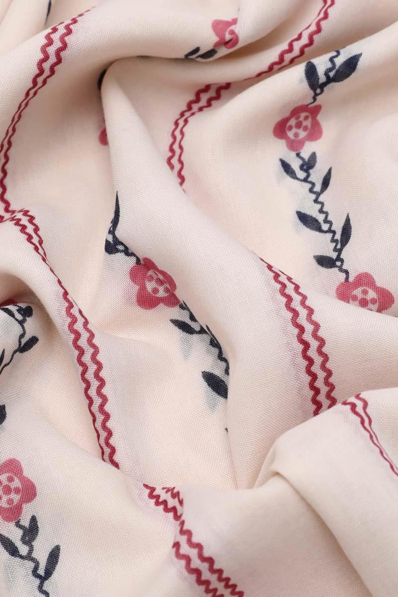 Fivescarf Krem Relax Papatya Şal