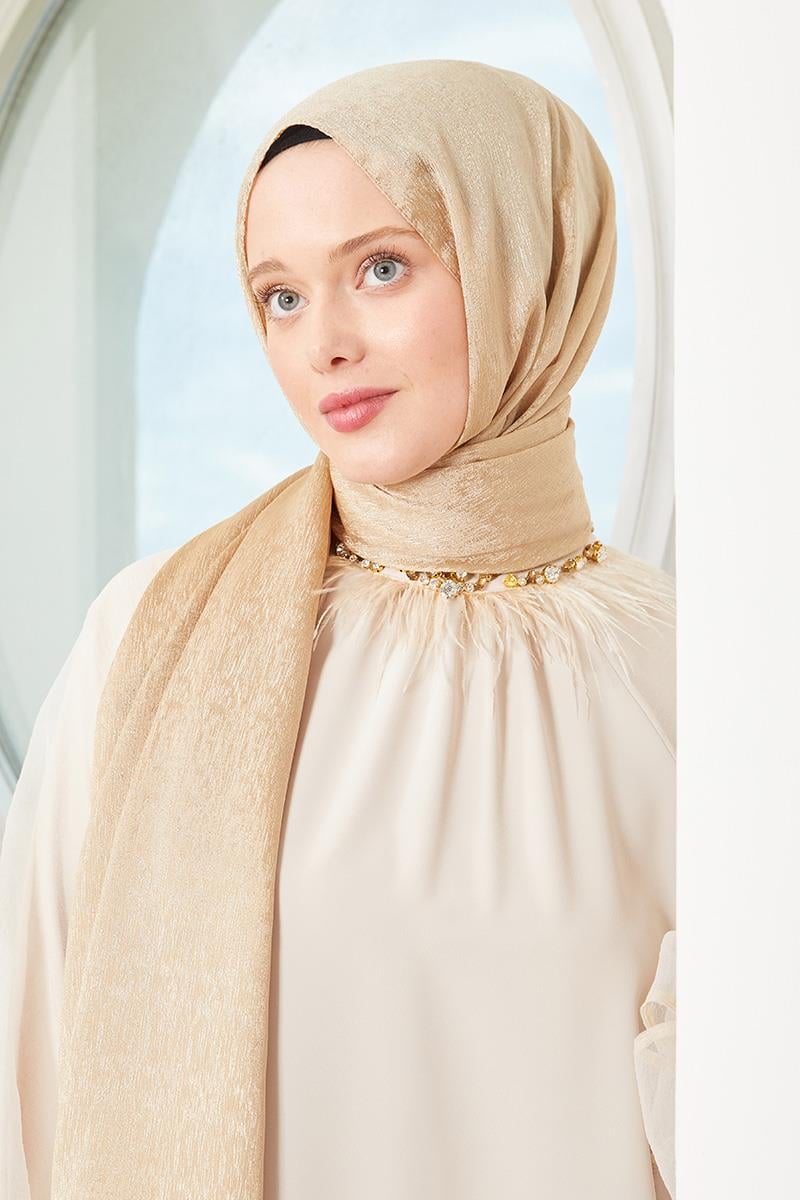Fivescarf Kum Elmas Abiye Şal