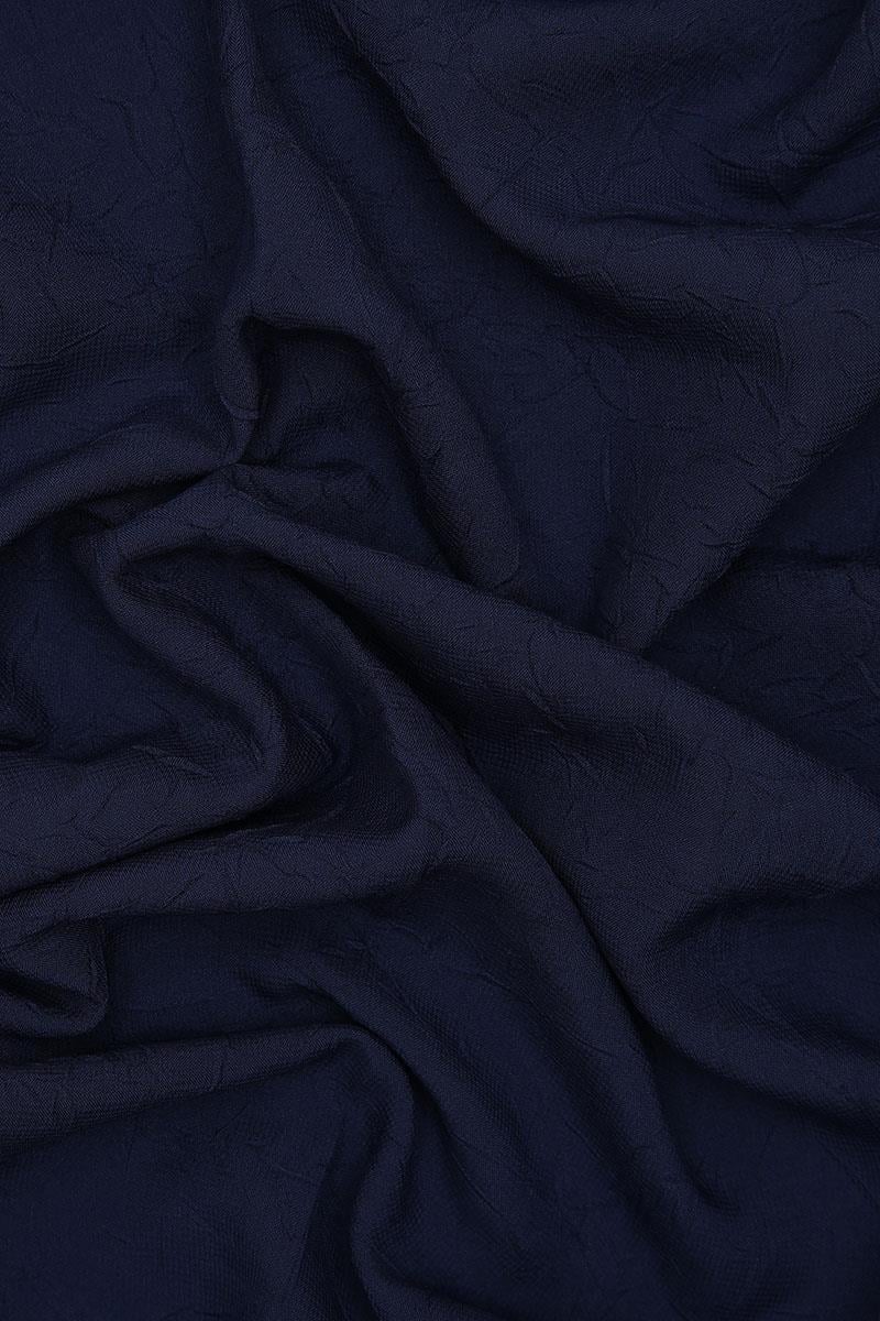 Fivescarf Lacivert Kraş Krep Şal