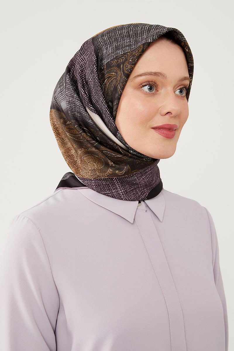 Fivescarf Lavanta Twil Digital Eşarp