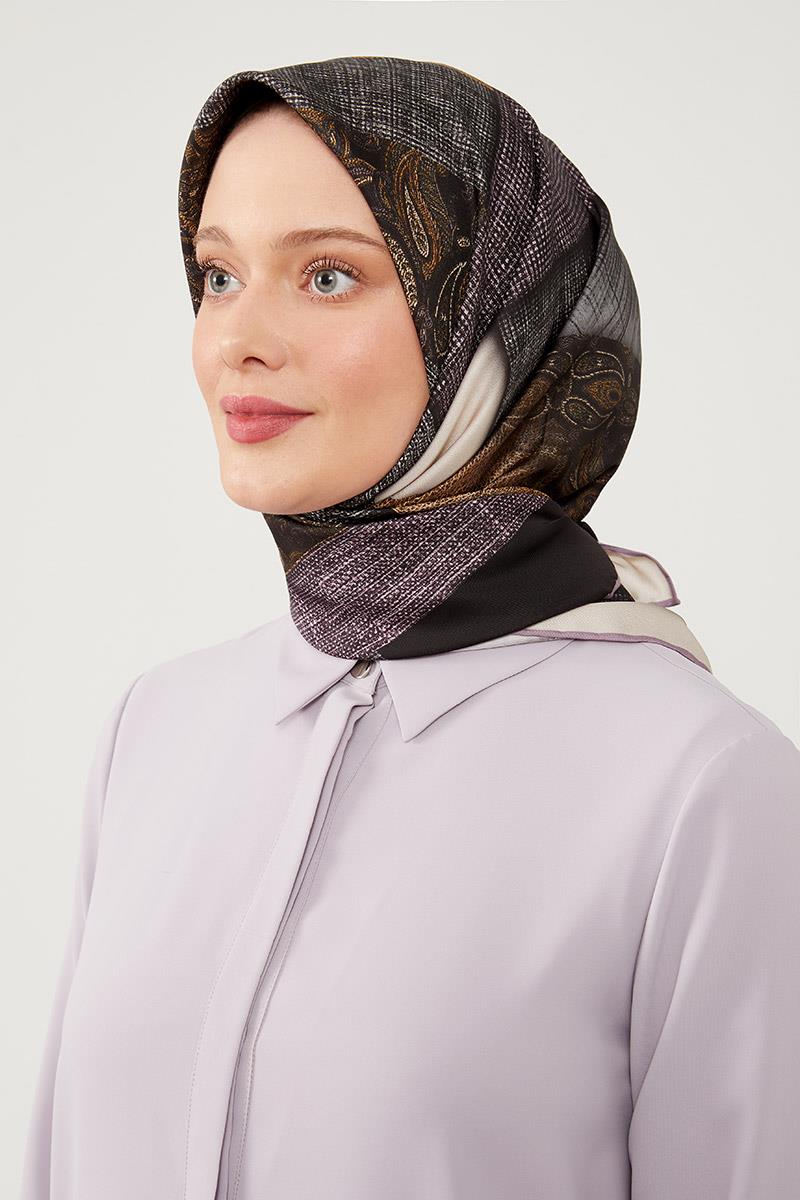 Fivescarf Lavanta Twil Digital Eşarp