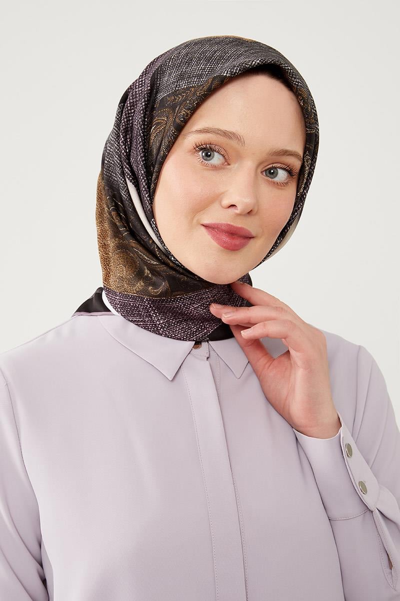 Fivescarf Lavanta Twil Digital Eşarp