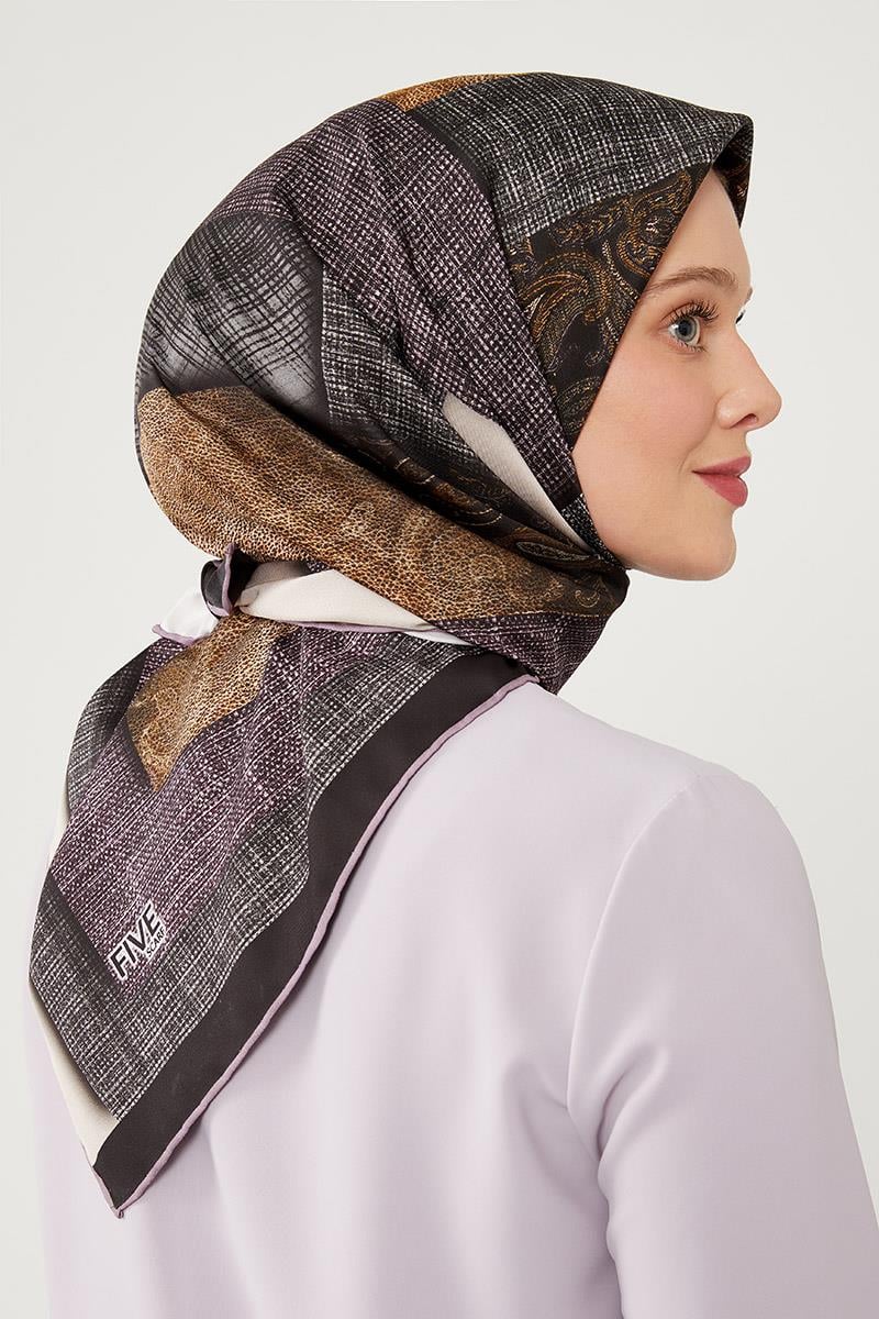 Fivescarf Lavanta Twil Digital Eşarp