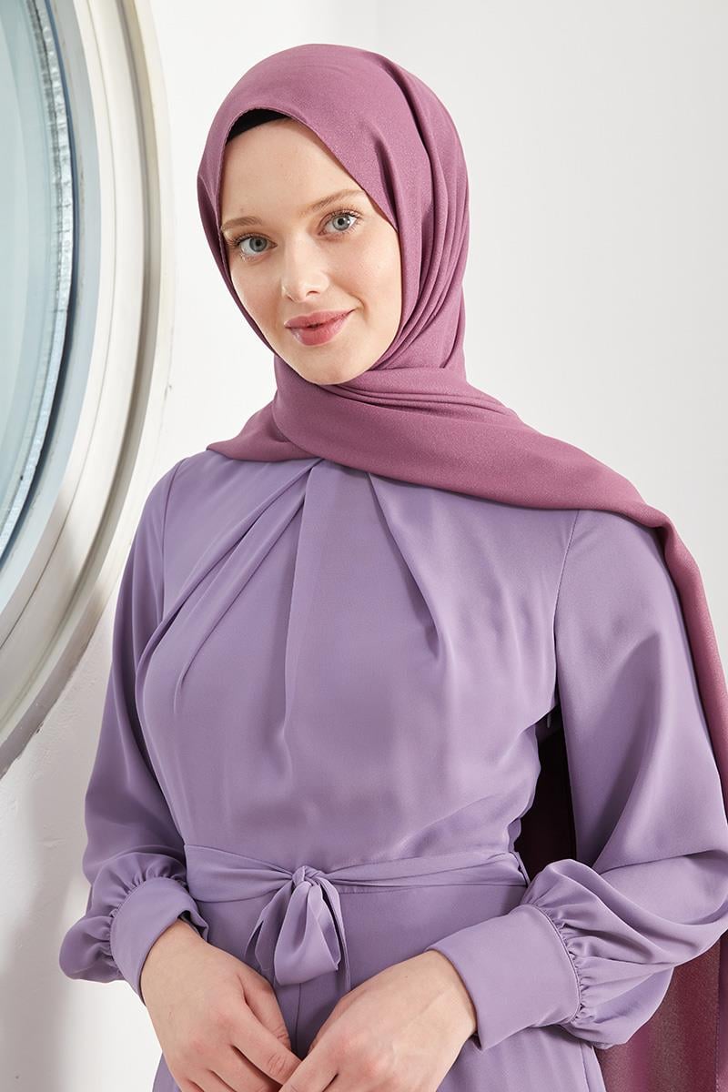 Fivescarf Leylak Simli Otto Abiye Şal