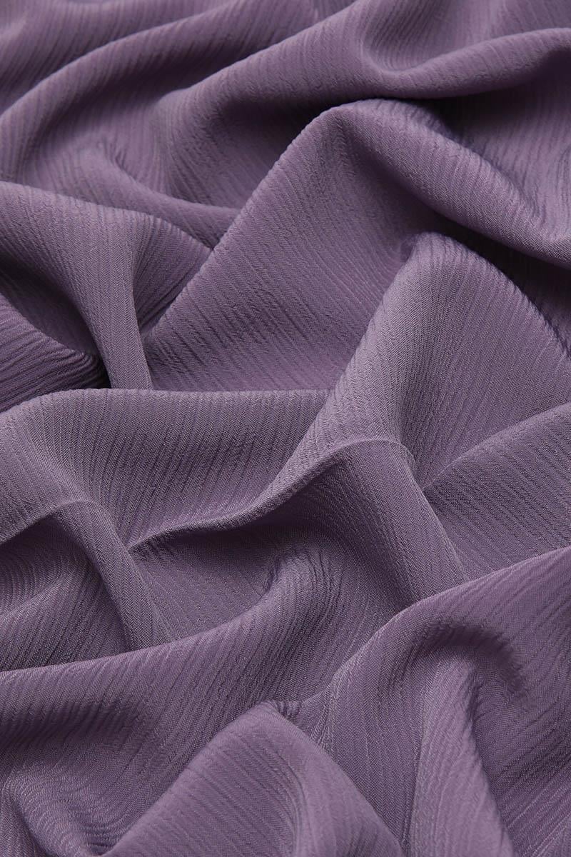Fivescarf Lila Krinkıl Şal