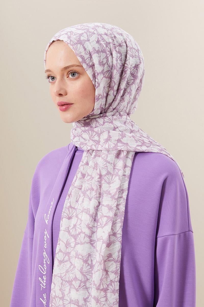 Fivescarf Lila Ortanca Comfort Line Şal