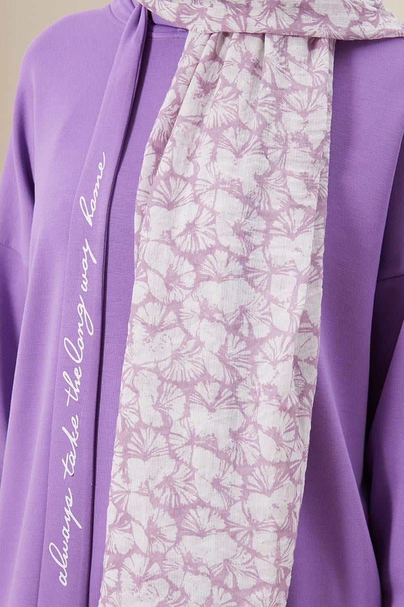 Fivescarf Lila Ortanca Comfort Line Şal
