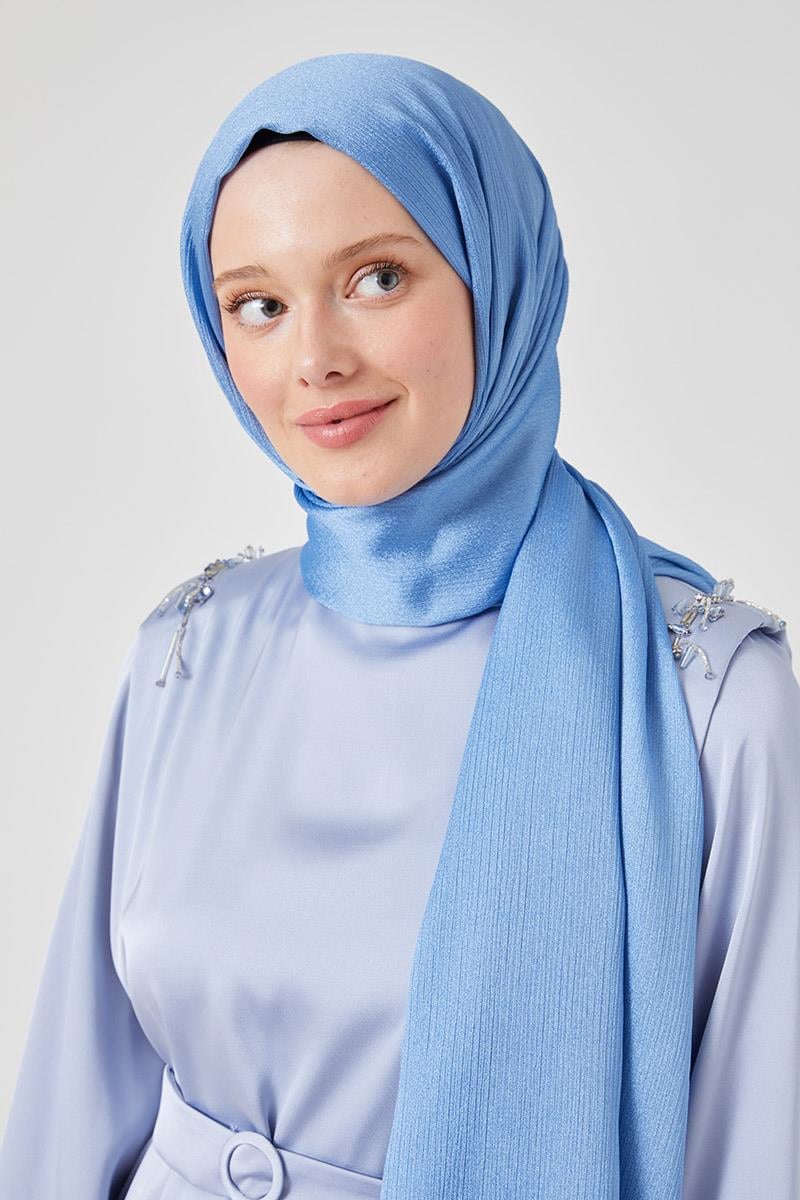 Fivescarf Mavi Crystal Şal