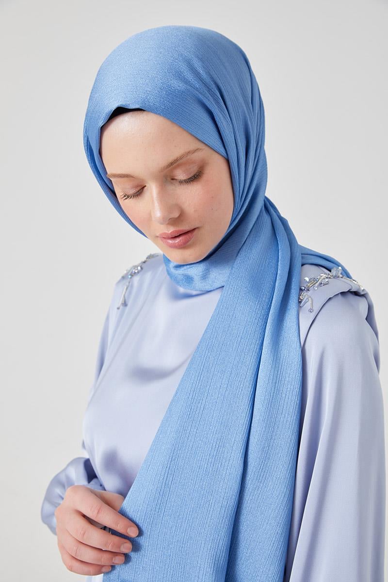 Fivescarf Mavi Crystal Şal