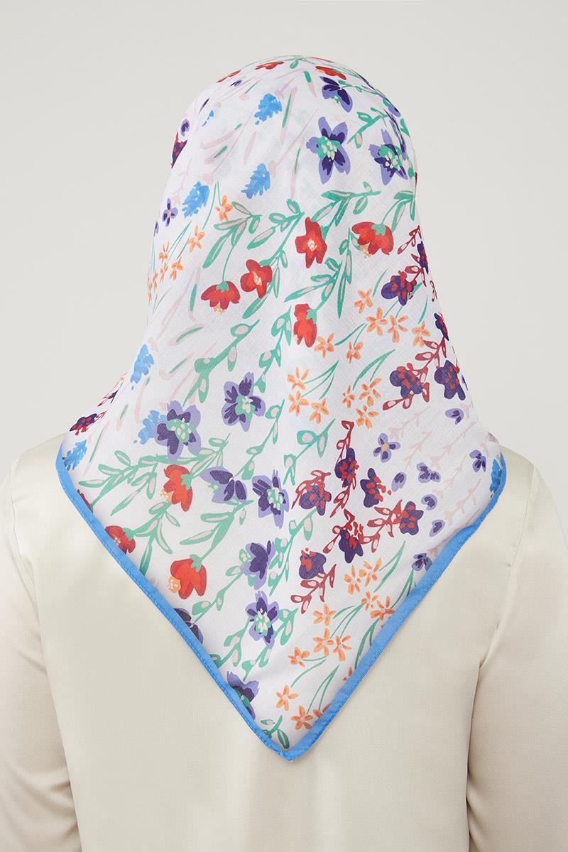 Fivescarf Mavi Soft Cotton Eşarp