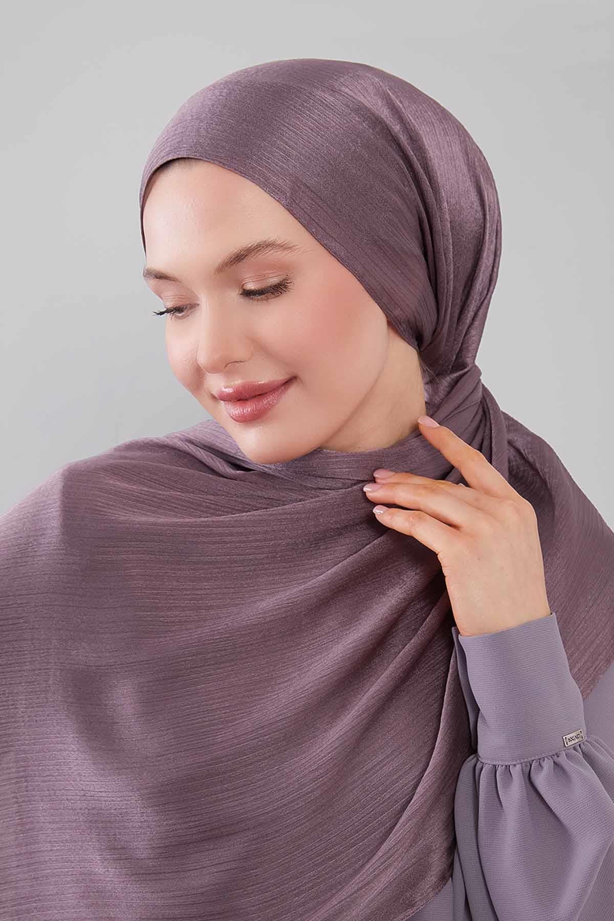 Fivescarf Menekşe Janjan Abiye Şal