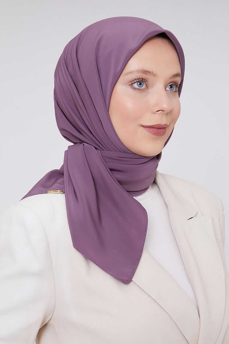 Fivescarf Menekşe Medine İpeği Eşarp
