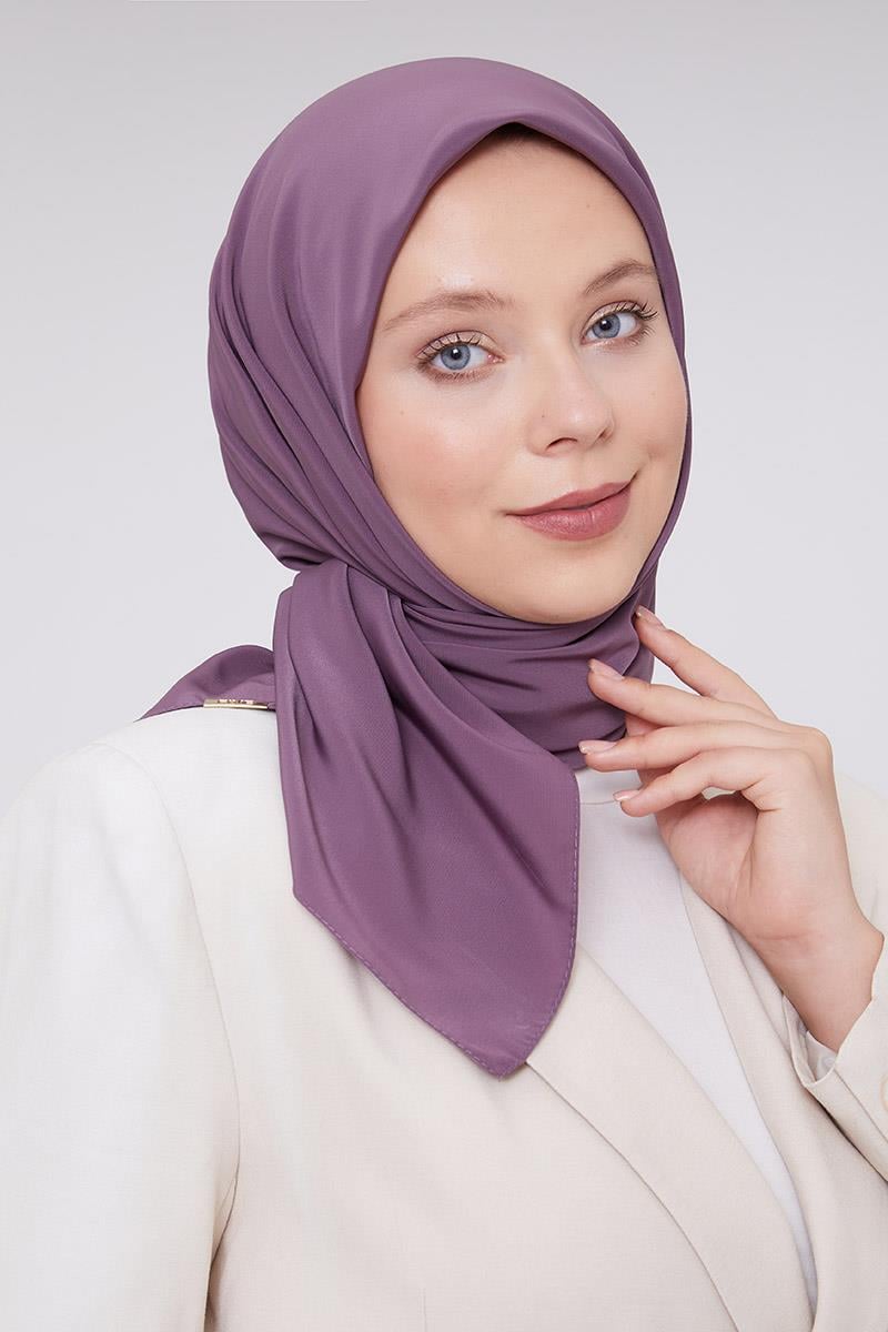 Fivescarf Menekşe Medine İpeği Eşarp