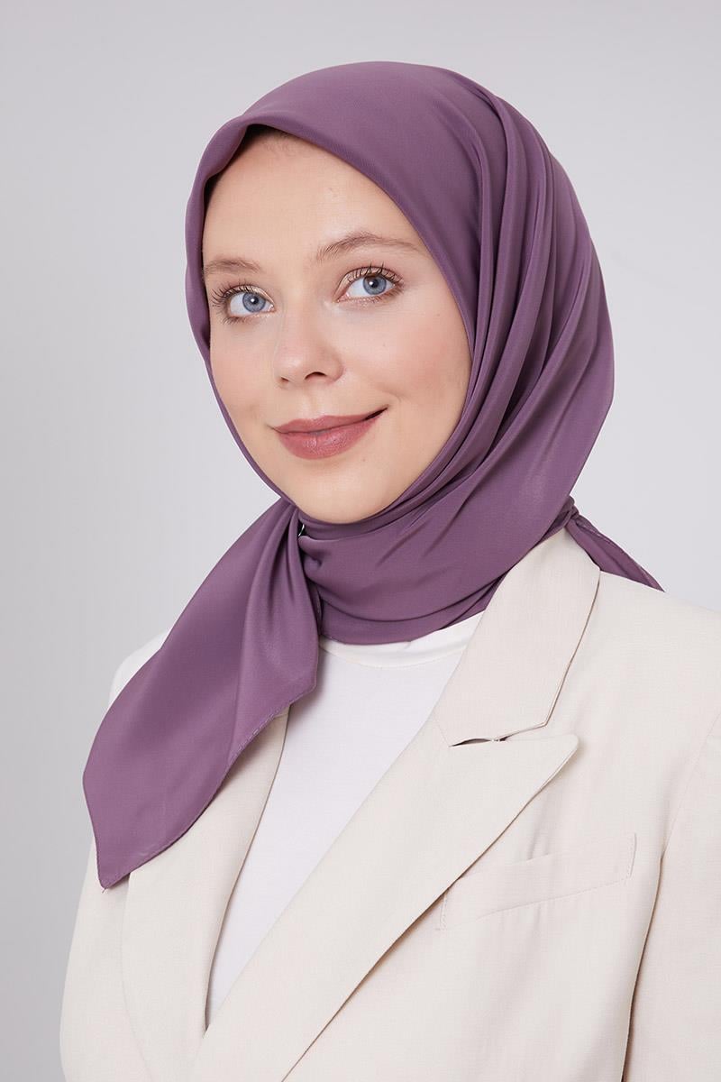 Fivescarf Menekşe Medine İpeği Eşarp