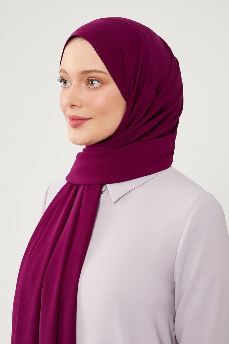 Fivescarf Menekşe Medine İpeği Şal