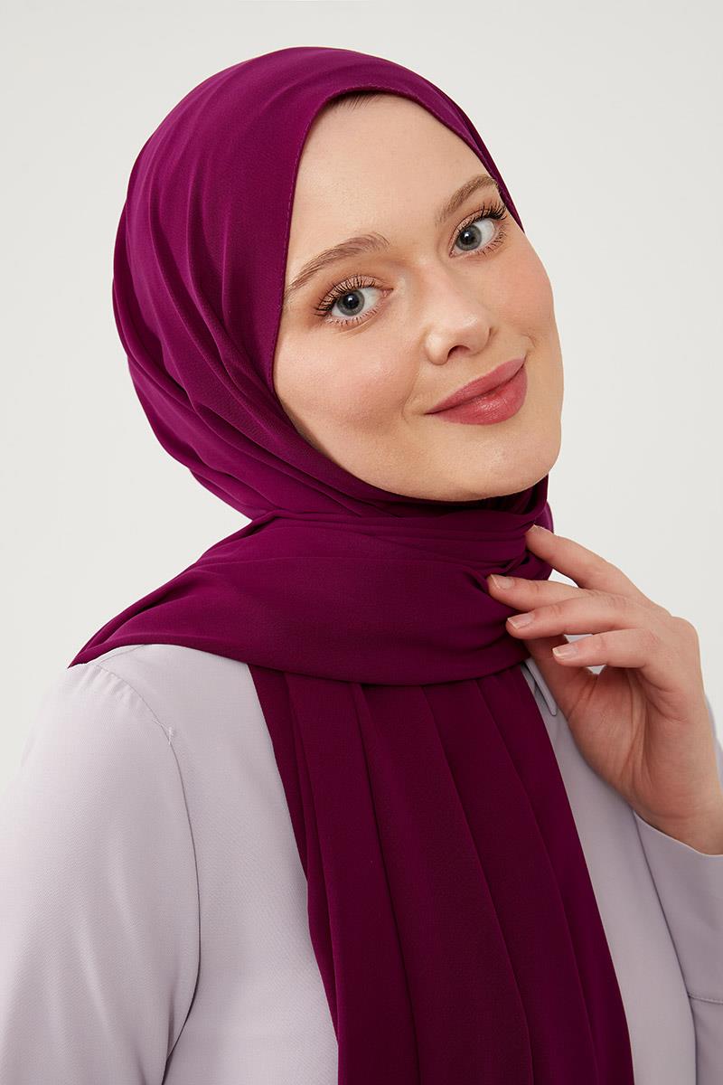 Fivescarf Menekşe Medine İpeği Şal