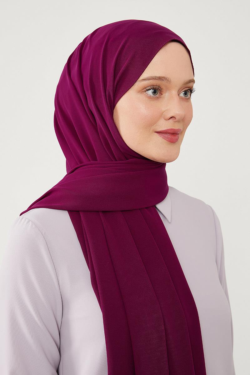 Fivescarf Menekşe Medine İpeği Şal